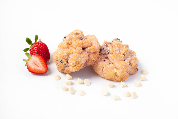 2 strawberry cookies