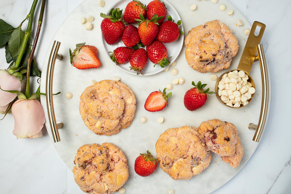 strawberry cookies