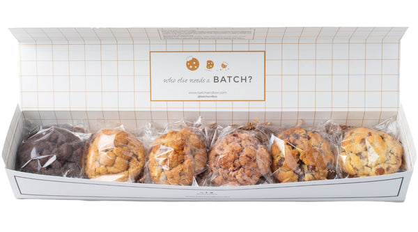 Individually wrapped cookies - Batch & Box Signature Cookies San Diego