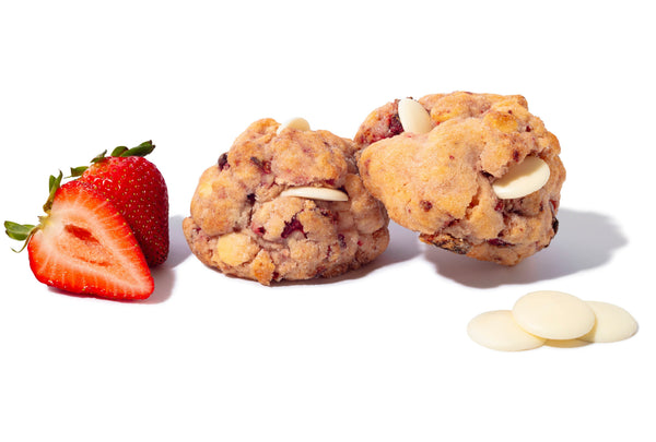 strawberries and cream cookie the pink lady